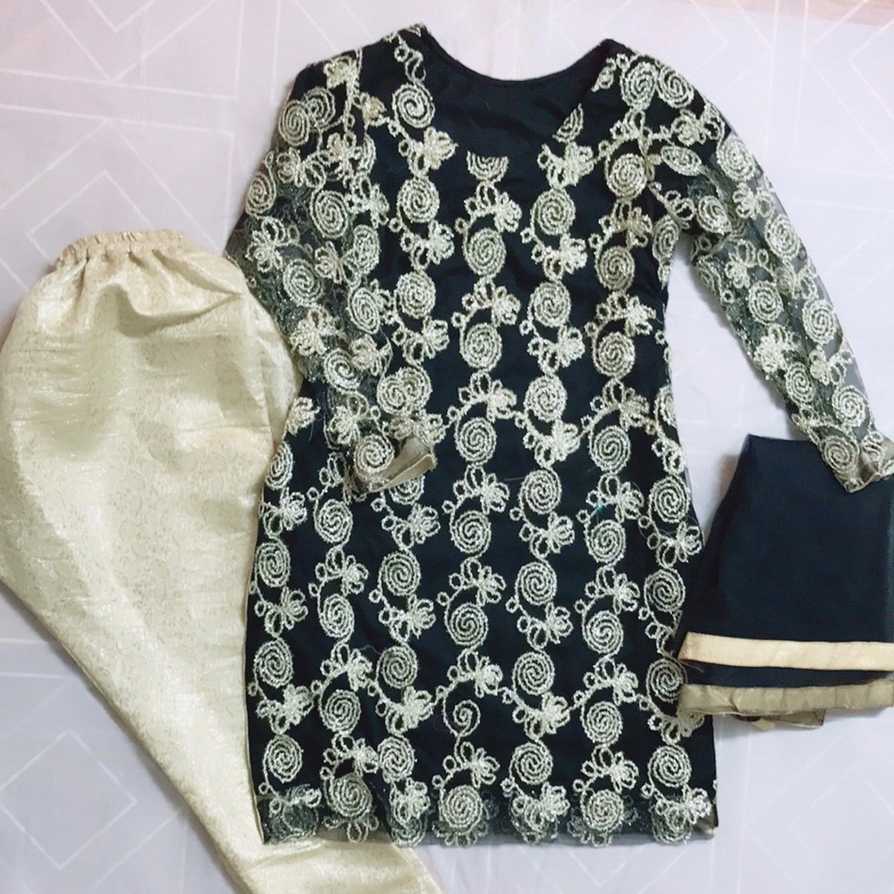 Indian Pakistani woman party dress